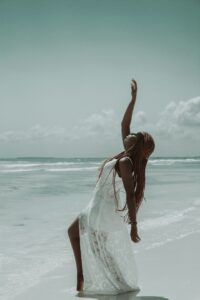 Woman at the beach